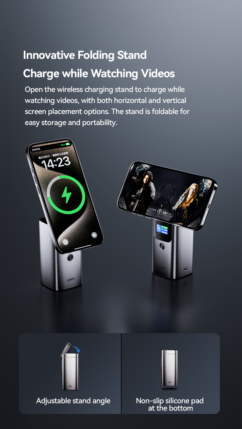 Innovative Folding Stand Charge while Watching Videos
