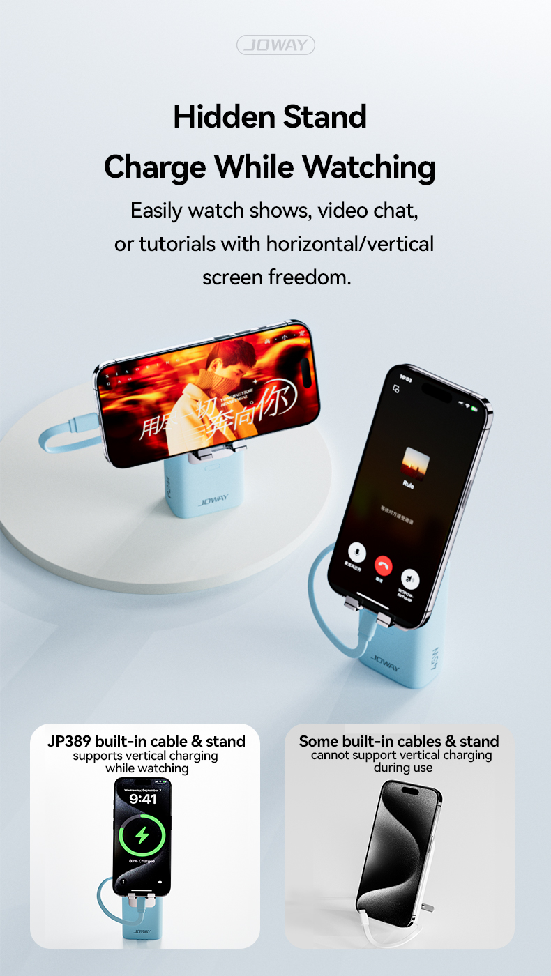 Easily watch shows, video chat, or tutorials with horizontal/vertical screen freedom.