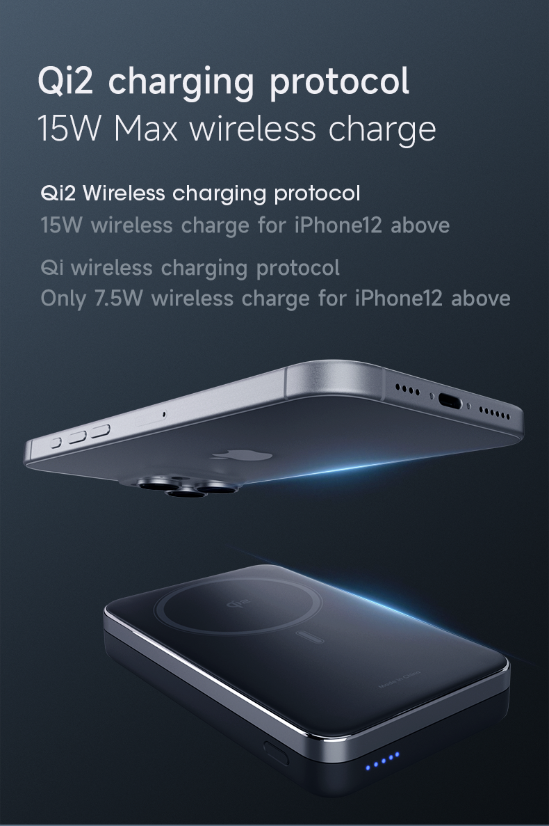 Qi2 charging protocol 15W Max wireless charge