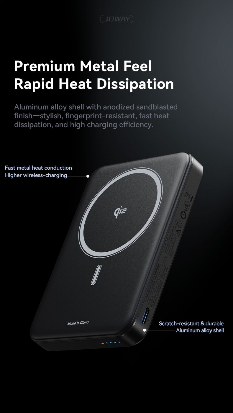 Premium metal feel
rapid heat dissipation
