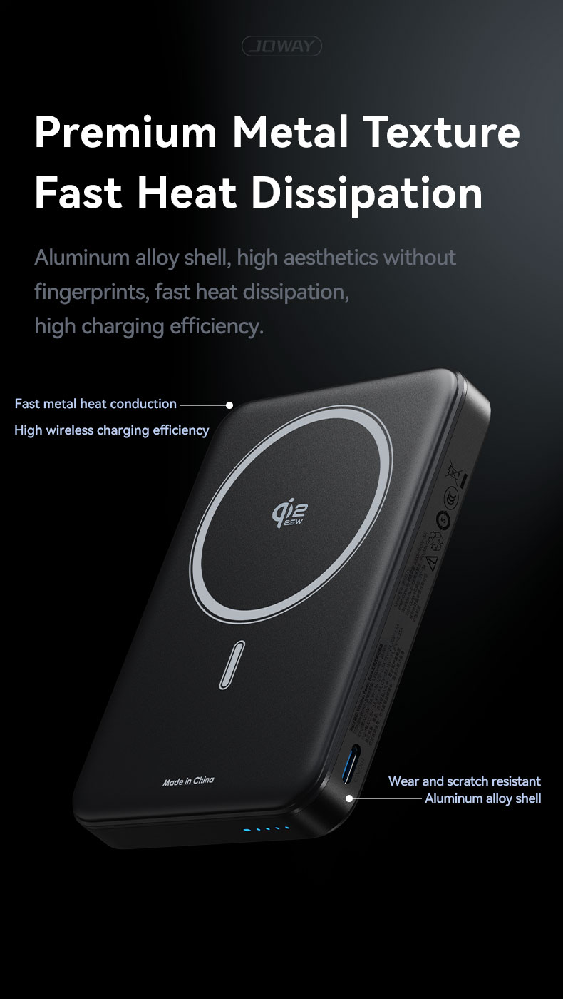 Premium Metal Texture Fast Heat Dissipation