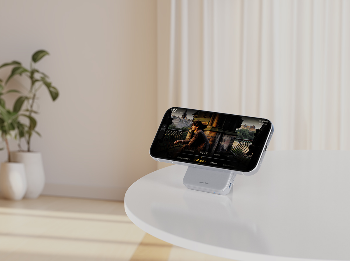 25W magnetic wireless power bank