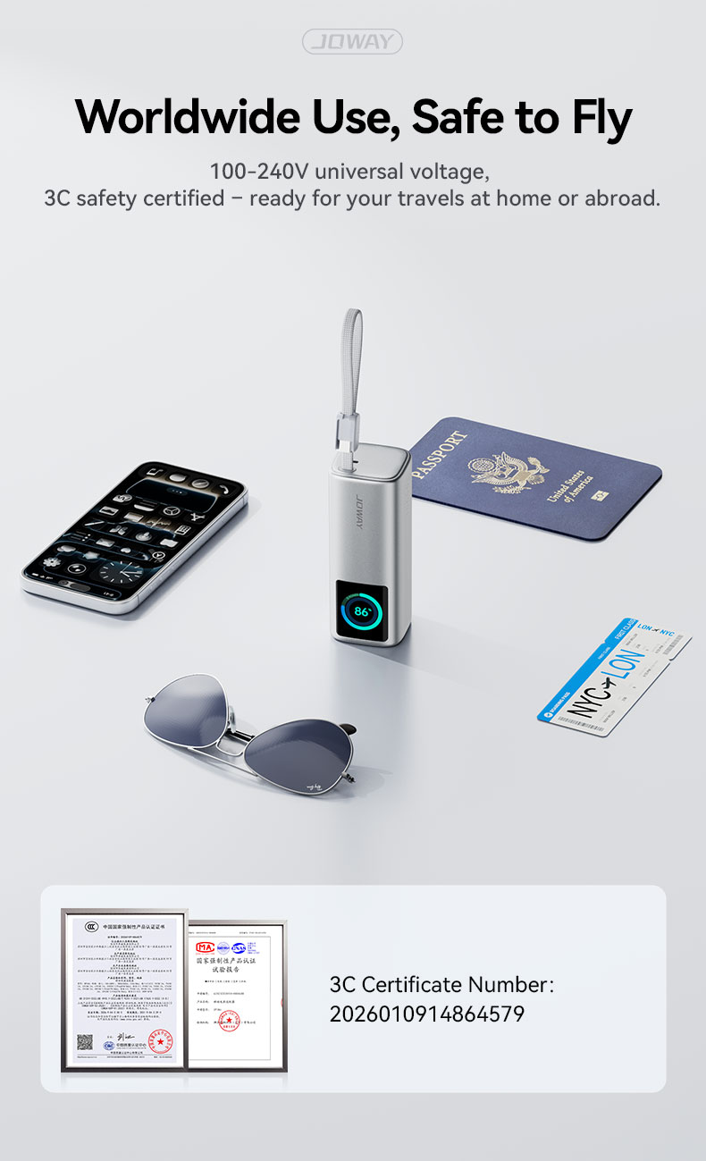 worldwide use,safe to fly